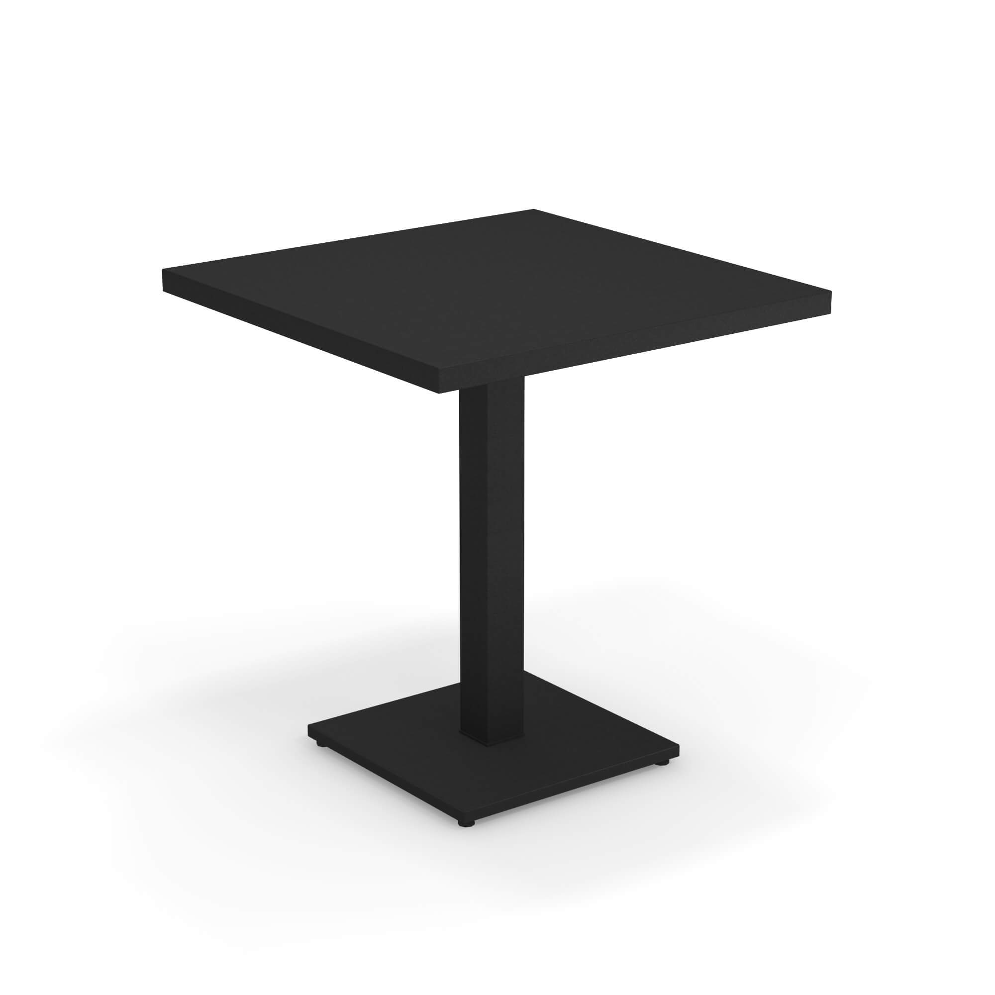 square table 70x70 outside in Steel - Collection Round