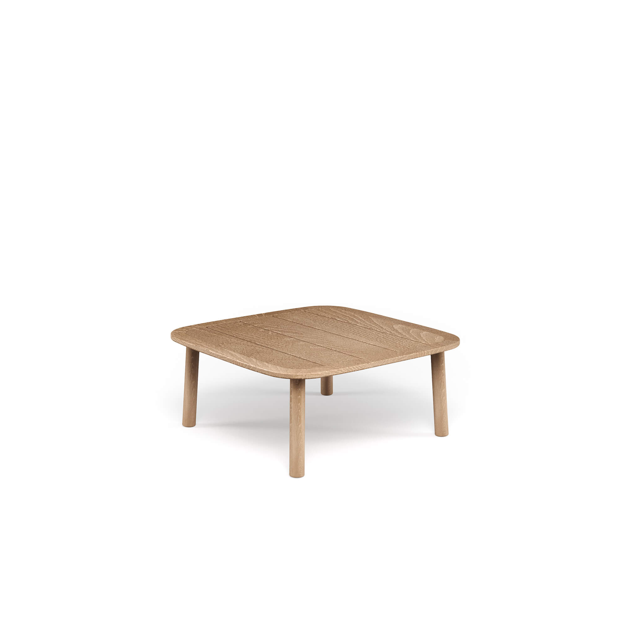 Garden coffee table / outside in Teak - Collection Twins